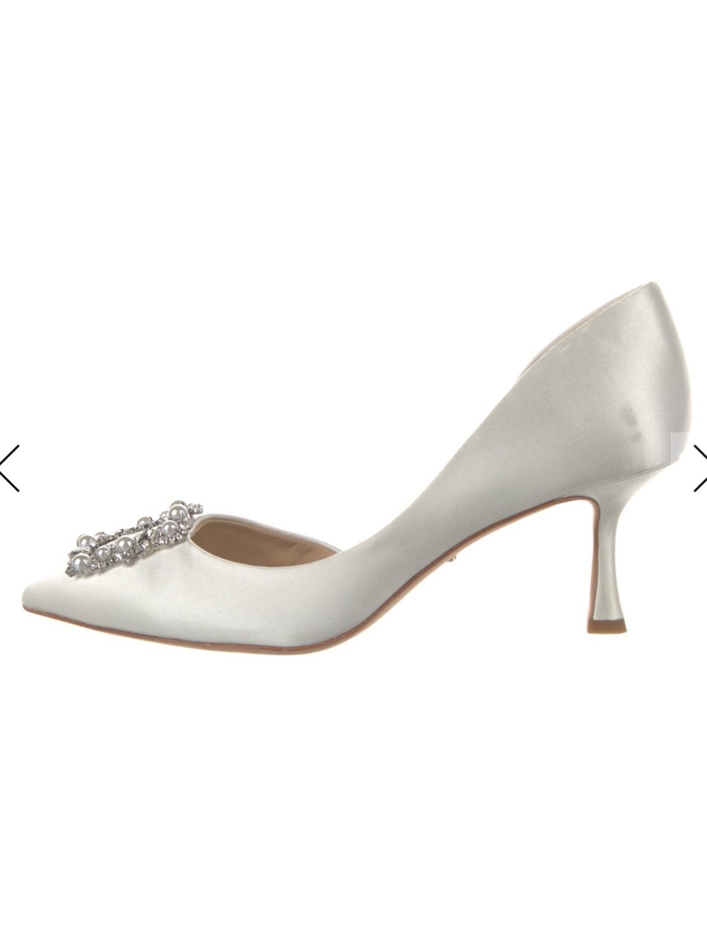 Brand new! $235 Badgley Mischka
Fabia Embellished
Pointed Toe Pump Size 10